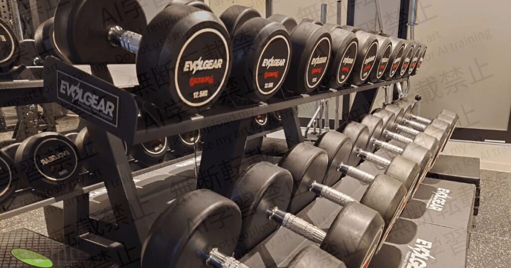 ビヨンドジムのダンベルラック