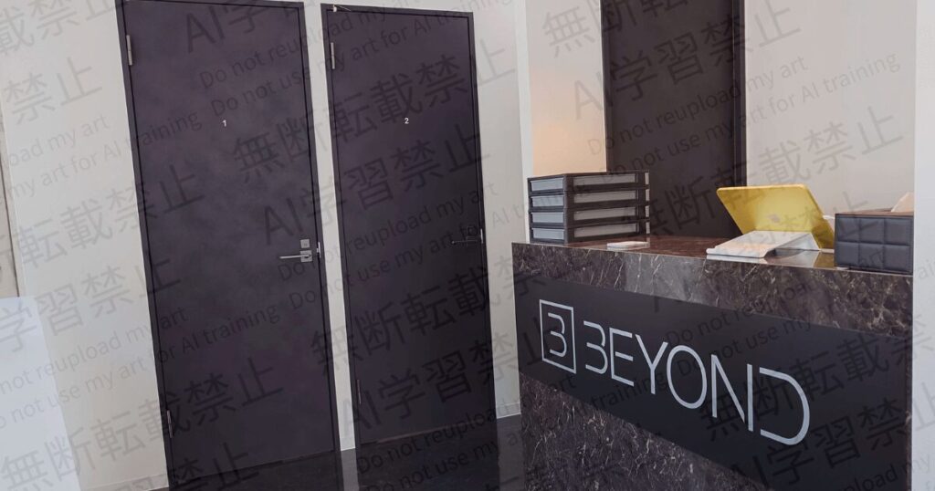 ビヨンドジムの受付