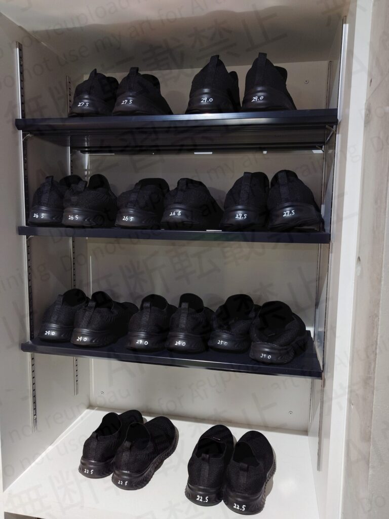 ビヨンドジムの貸出用シューズ